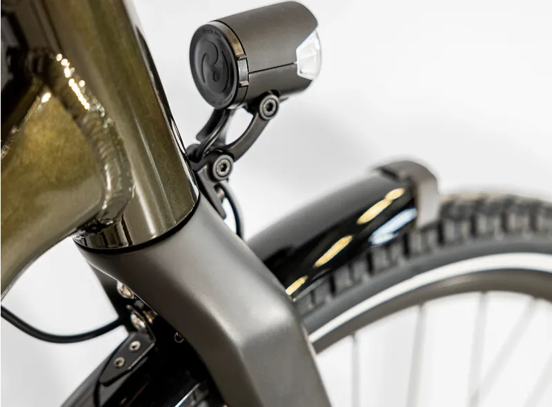 Trek Dual Sport 3 Equipped Stagger Gen 5 Hybrid Bike 2023 in Black Olive-2